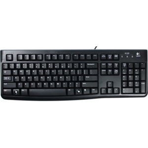 Logitech K120 Business OEM клавиатура USB Черная RU/EN