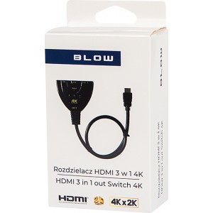 PRL Rozgałęźnik HDMI WTYK HDMI- 3 GNIAZDA