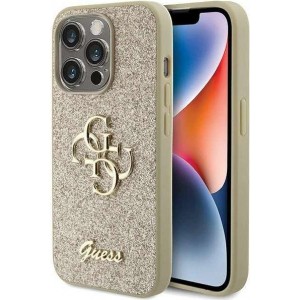 Guess Fixed Glitter Big Case Защитный Чехол для  Apple iPhone 15 Pro Max