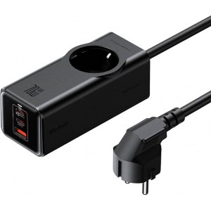 Mcdodo Power Strip GaN McDodo CH-4620 EU 70W, 2x USB-C, 1x USB (black)