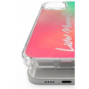 Ringke Fusion Design PC Case with TPU Bumper for iPhone 12 mini pink-green (GNAP0020) (universal)