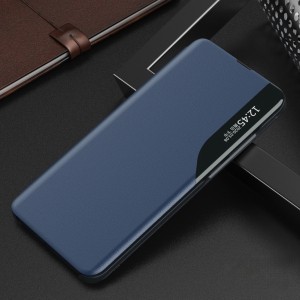Hurtel Eco Leather View Case Samsung S24 Blue (universal)