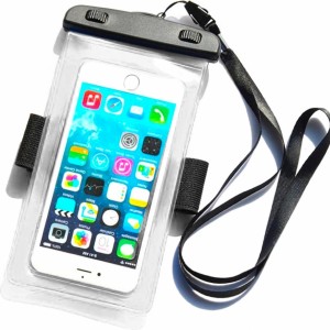 Hurtel PVC waterproof armband phone case - transparent (universal)