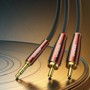 Ugreen cable audio cable 3.5 mm mini jack (male) - 2RCA (male) 2m copper (AV170) (universal)