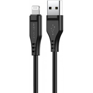 Acefast cable MFI USB - Lightning 1.2m, 2.4A black (C3-02 black) (universal)