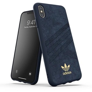 Adidas OR Molded Case ULTRASuede iPhone Xs Max blue / collegiate royal 35001 (universal)