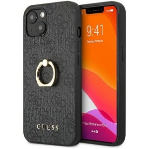 Guess GUHCP13S4GMRGR iPhone 13 mini 5.4" gray/grey hardcase 4G with ring stand (universal)