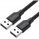 Ugreen USB cable - USB 2.0 480Mbps 1.5m black (US102) (universal)