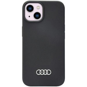 Audi Silicone Case iPhone 14 6.1" black/black hardcase AU-LSRIP14-Q3/D1-BK (universal)