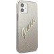 Guess GUHCP12SPCUGLSGO iPhone 12 mini 5.4" gold/gold hardcase Glitter Gradient Script (universal)