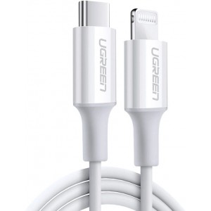 Ugreen cable MFi USB Type C - Lightning 3A cable 0.5 m white (US171) (universal)