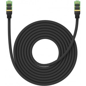 Baseus fast RJ45 cat. network cable. 8 40Gbps 8m braided black (universal)