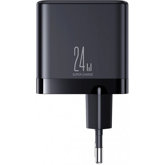 Joyroom JR-TCN03 4xUSB-A 24W 4.8A mains charger - black (universal)