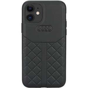 Audi Genuine Leather iPhone 12/12 Pro 6.1" black/black hardcase AU-TPUPCIP12P-Q8/D1-BK (universal)