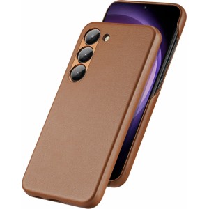 Dux Ducis Grit case for Samsung Galaxy S23 elegant case made of artificial leather brown (universal)