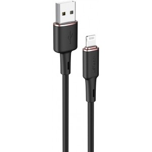 Acefast cable MFI USB - Lightning 1.2m, 2.4A black (C2-02 black) (universal)