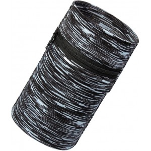 Hurtel Fabric armband armband for running fitness stripes white / black (universal)
