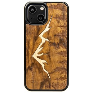 Bewood Wooden case for iPhone 13 Mini Bewood Imbuia Mountains (universal)