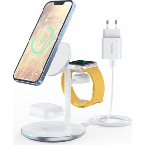 Choetech T585-F 3in1 inductive charging station iPhone 12/13, AirPods Pro, Apple Watch white (universal)