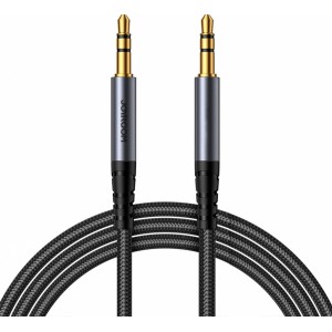 Joyroom stereo audio cable AUX 3.5 mm mini jack 2m black (SY-A08) (universal)