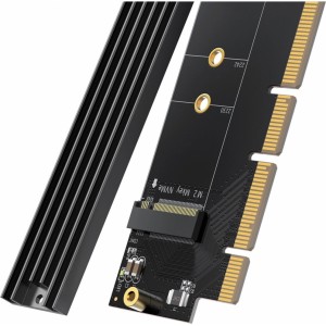 Ugreen expansion card adapter PCIe 4.0 x16 to M.2 NVMe M-Key black (CM465) (universal)