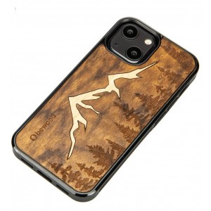 Bewood Wooden case for iPhone 13 Mini Bewood Imbuia Mountains (universal)