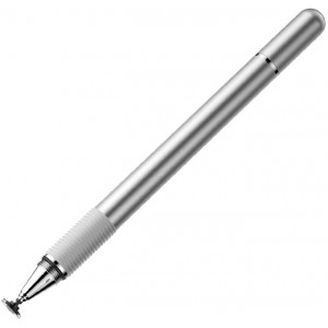 Baseus Golden Cudgel Double-sided Capacitive Stylus with Precision Disc and Gel Pen silver (ACPCL-0S) (universal)