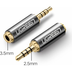 Ugreen audio adapter jack 2.5mm male to jack 3.5mm female black (20501) (universal)