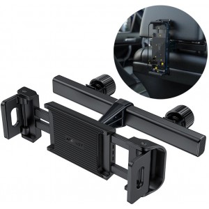 Acefast car headrest holder for phone and tablet (135-230mm wide) black (D8 black) (universal)