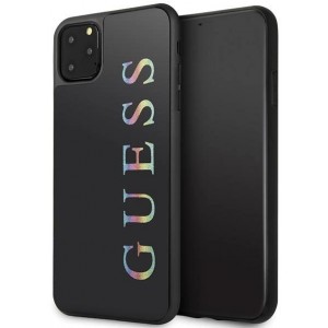 Guess GUHCN65LGMLBK iPhone 11 Pro Max black/black hard case Glitter Logo (universal)