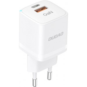 Dudao Wall charger GaN 33W PPS USB C/USB Dudao A13Pro - white (universal)