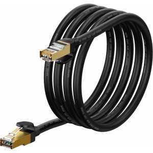 Baseus Speed Seven network cable RJ45 10Gbps 2m black (WKJS010301) (universal)