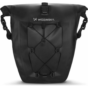 Wozinsky waterproof bicycle bag trunk pannier 25l black (WBB24BK) (universal)