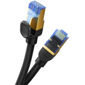 Baseus Ethernet RJ45 braided network cable, 10Gbps, 8m (black)