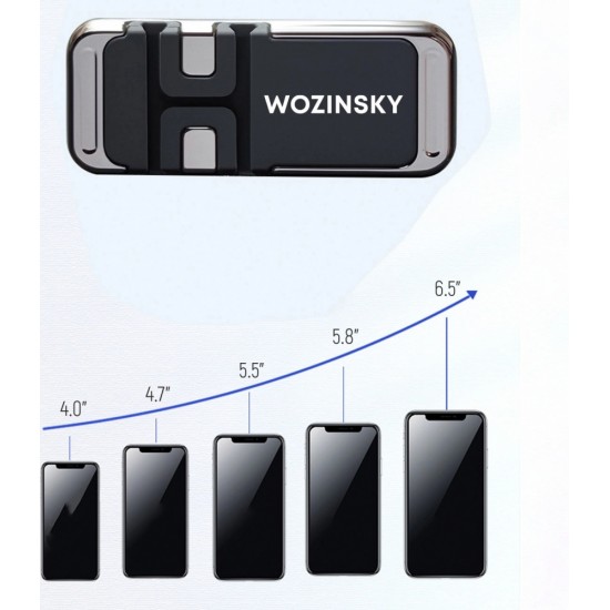 Wozinsky Magnetic Phone Holder with Cable Organizer (WMCDO-B1) (universal)