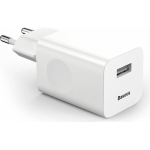 Baseus Charging Quick Charger EU power supply adapter USB Quick Charge 3.0 QC 3.0 white (CCALL-BX02) (universal)