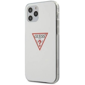 Guess GUHCP12MPCUCTLWH iPhone 12/12 Pro 6.1" white/white hardcase Triangle Collection (universal)