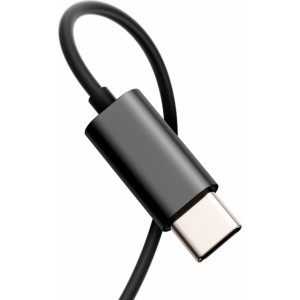 Joyroom TYPE-C Series JR-EC07 USB-C in-ear headphones metal - black (universal)