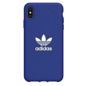 Adidas Moulded Case CANVAS iPhone Xs Max niebieski/blue 34960 (universal)