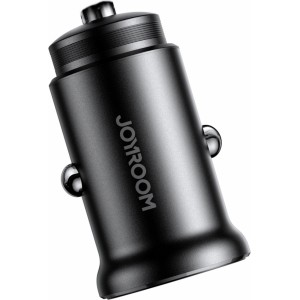 Joyroom JR-CCN06 30W 2x USB-C mini car charger metal - black (universal)