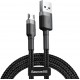 Baseus Cafule Cable durable nylon cable USB / micro USB QC3.0 2.4A 0.5M black-gray (CAMKLF-AG1) (universal)