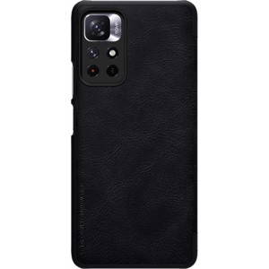Nillkin Qin Case Flip Case for Xiaomi Redmi Note 11T 5G / 11S 5G / 11 5G (China) / Poco M4 Pro 5G - Black (universal)