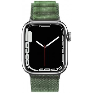 Hurtel Strap with Alpine steel buckle for Apple Watch 42/44/45/49 mm - green (universal)