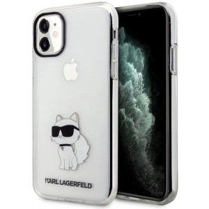 Karl Lagerfeld case for iPhone 11 / XR from the Ikonik Choupette series - transparent (universal)