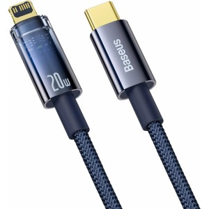 Baseus Explorer Series cable USB Type C - Lightning 20W 1m blue (CATS000003) (universal)