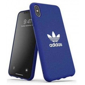 Adidas Moulded Case CANVAS iPhone Xs Max niebieski/blue 34960 (universal)