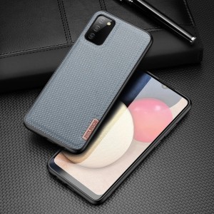 Dux Ducis Fino case covered with nylon material for Samsung Galaxy A02s EU gray (universal)