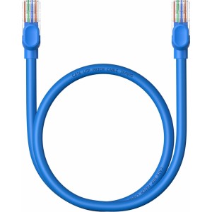 Baseus High Speed ​​Cat 6 RJ-45 Ethernet cable 1000Mb/s 0.5m round - blue (universal)