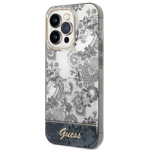 Guess GUHCP14XHGPLHG iPhone 14 Pro Max 6.7 "gray / gray hardcase Porcelain Collection (universal)