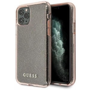 Guess GUHCN65PCGLPI iPhone 11 Pro Max pink/pink hard case Glitter (universal)